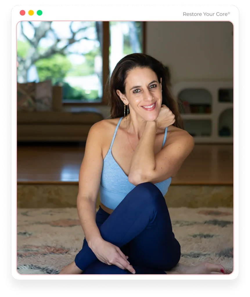Lauren Ohayon seated on a rug